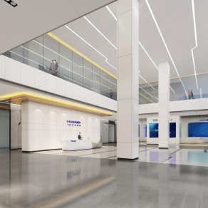 现代公司大堂3D模型下载